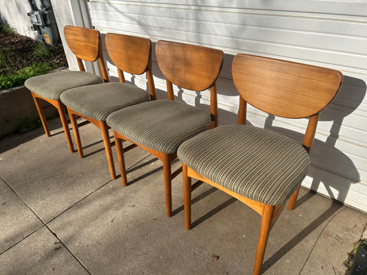 (4) MCM Jentique Teakwood Dining Chairs